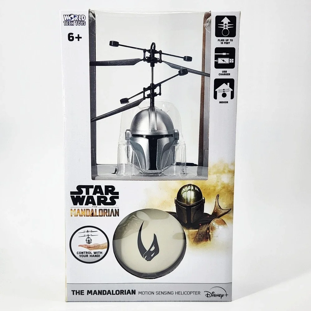 World Tech Toys Star Wars The Mandalorian‎ Motion Sensing Helicopter 35173 New